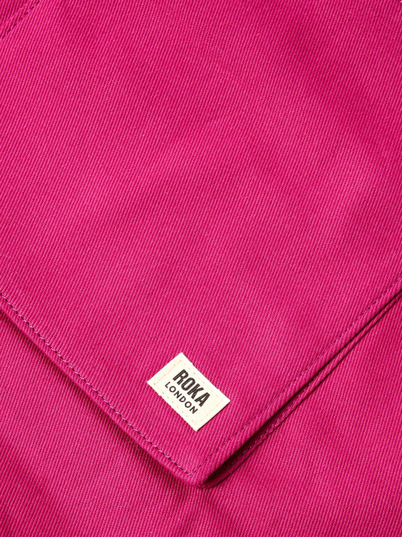 ROKA London Portobello tote bag Granita Red - British product