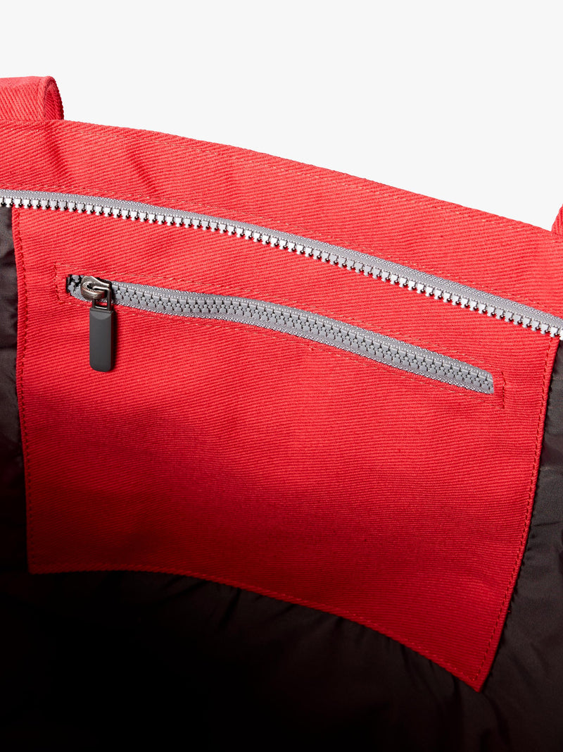 ROKA London Portobello tote bag scarlet, British brand