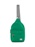 ROKA London Willesden crossbody bag green recycled nylon (British brand)