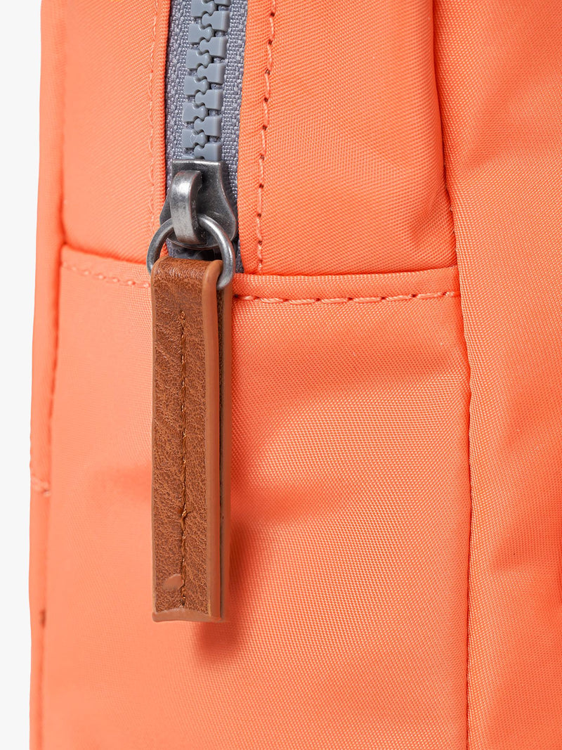 ROKA London Willesden crossbody bag orange, imported from the UK