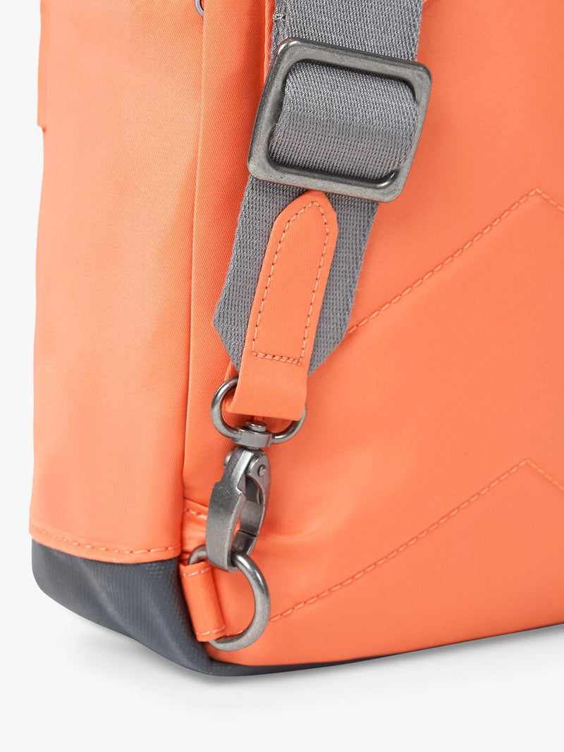 ROKA London Willesden crossbody bag orange, imported from the UK