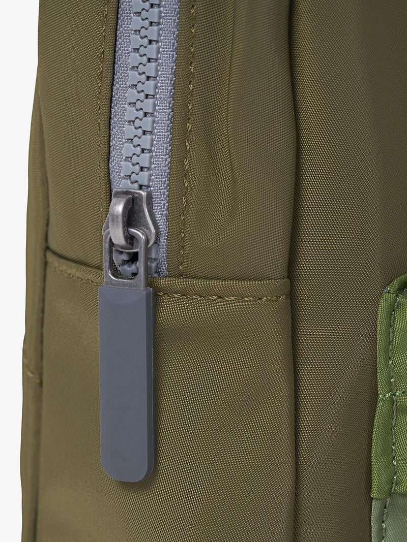 ROKA London crossbody bag green recycled nylon (British brand)