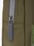 ROKA London crossbody bag green recycled nylon (British brand)