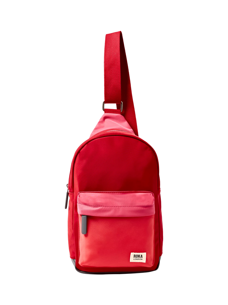 ROKA London Willesden Sling Body Bag, Red