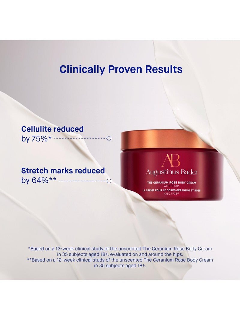Augustinus Bader body cream Geranium Rose 200ml (British brand)