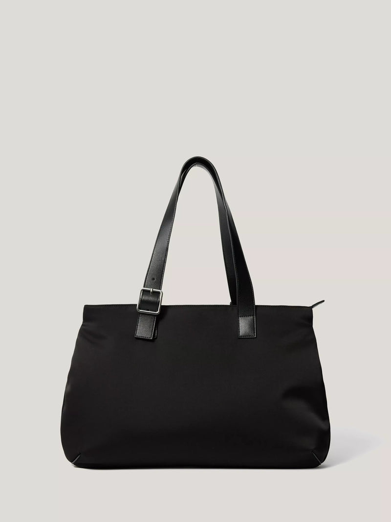 Jigsaw black padded tote bag with adjustable strap (British brand)