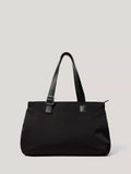 Jigsaw black padded tote bag with adjustable strap (British brand)