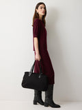 Jigsaw black padded tote bag with adjustable strap (British brand)