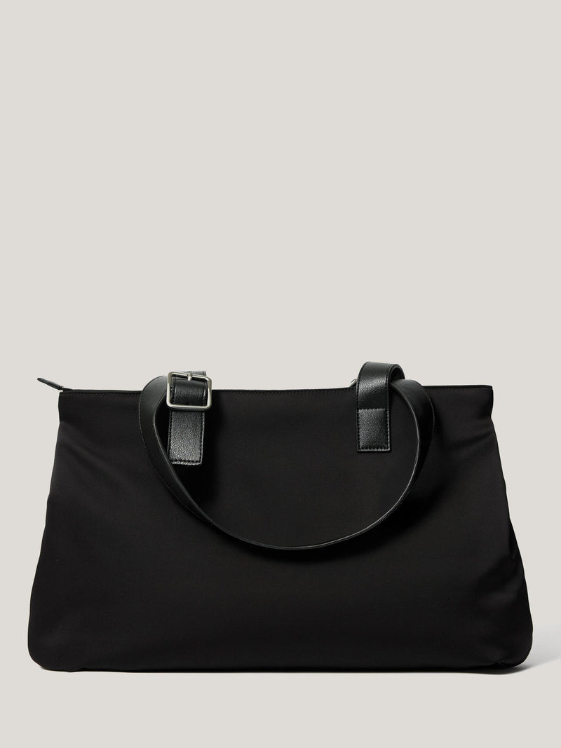 Jigsaw black padded tote bag with adjustable strap (British brand)