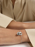 Astley Clarke heart locket bracelet white sapphire (British brand)