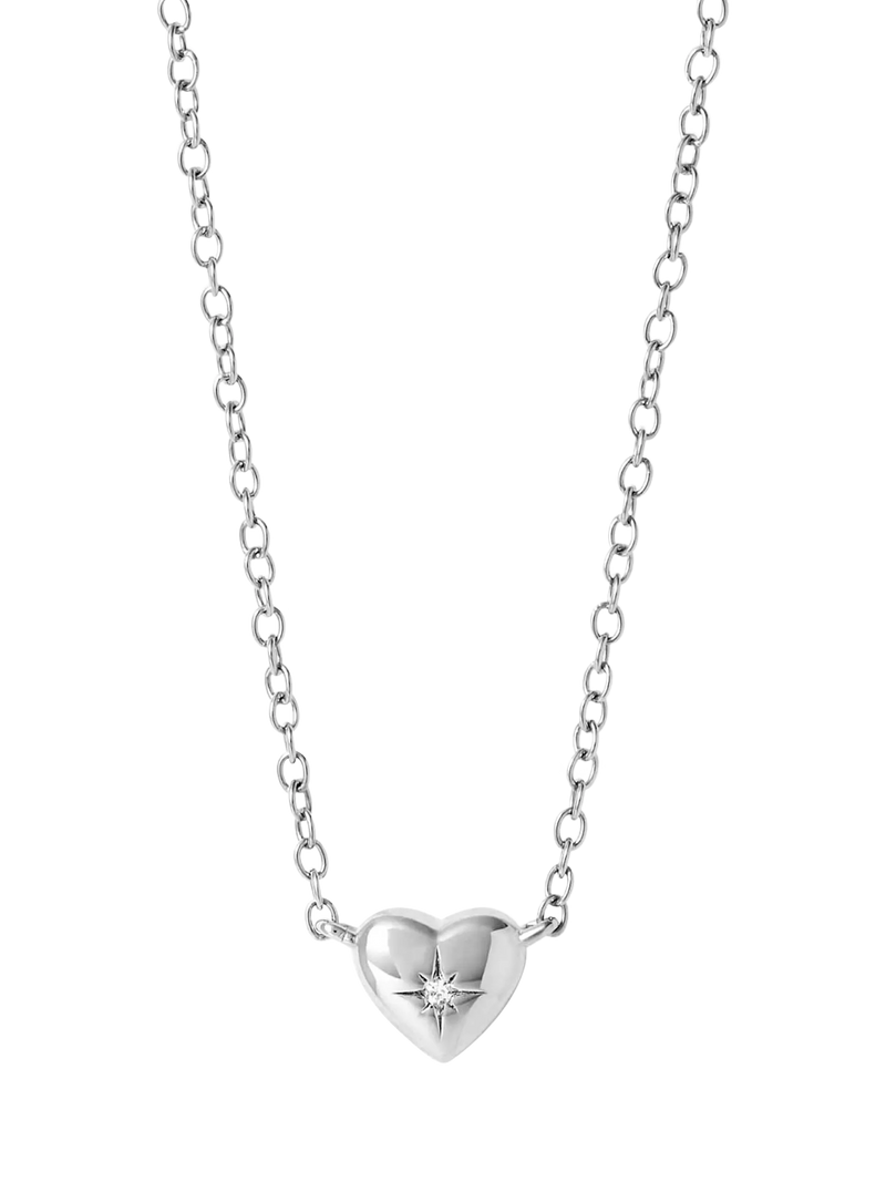 Astley Clarke mini heart pendant in sterling silver (British brand)
