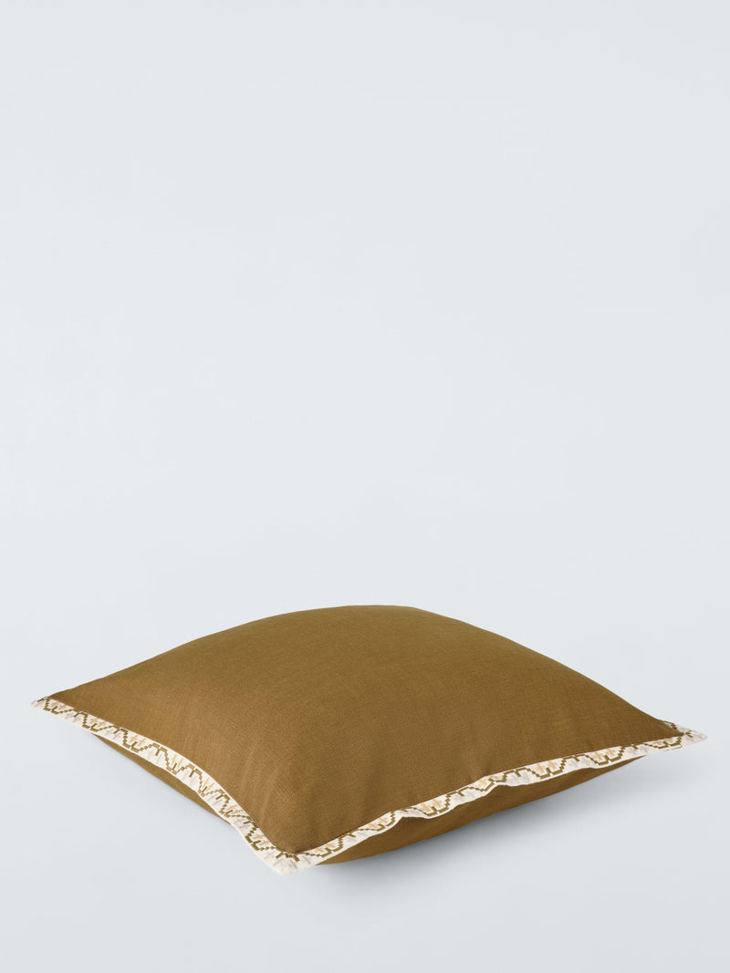 John Lewis embroidered border cushion 50x50cm (British brand)