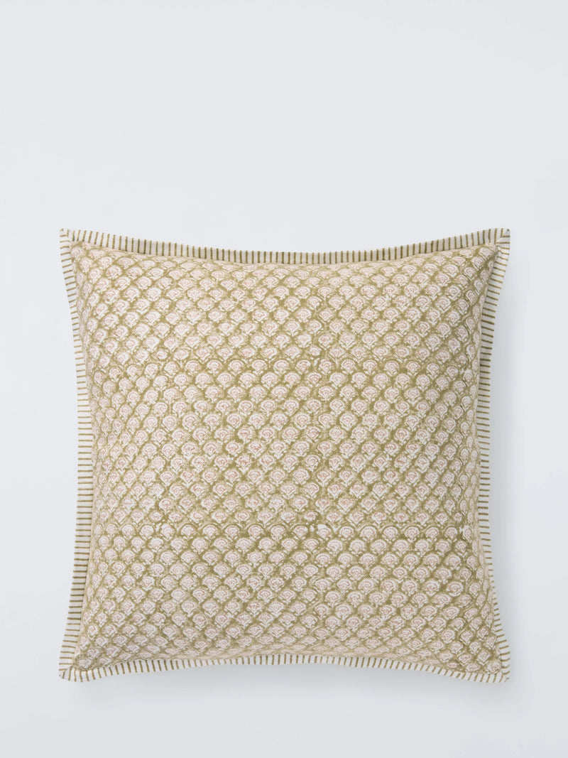 John Lewis Riya cushion bronze green 45x45, UK version