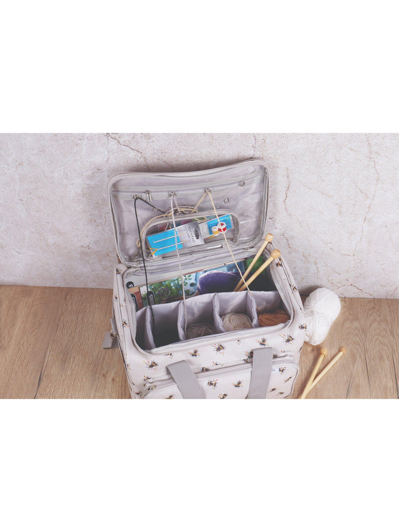 Milward portable yarn and craft bag 24x38x26cm - British product
