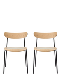 The Conran Shop Orby Oak dining chair set of 2, UK version