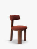 Conran Shop Pip dining chair walnut red boucle (British brand)