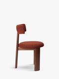 Conran Shop Pip dining chair walnut red boucle (British brand)