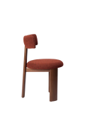 Conran Shop Pip dining chair walnut red boucle (British brand)
