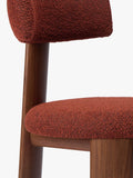Conran Shop Pip dining chair walnut red boucle (British brand)