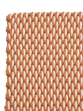 The Conran Shop macrame rug Rust Charcoal 300x200 cm (British brand)