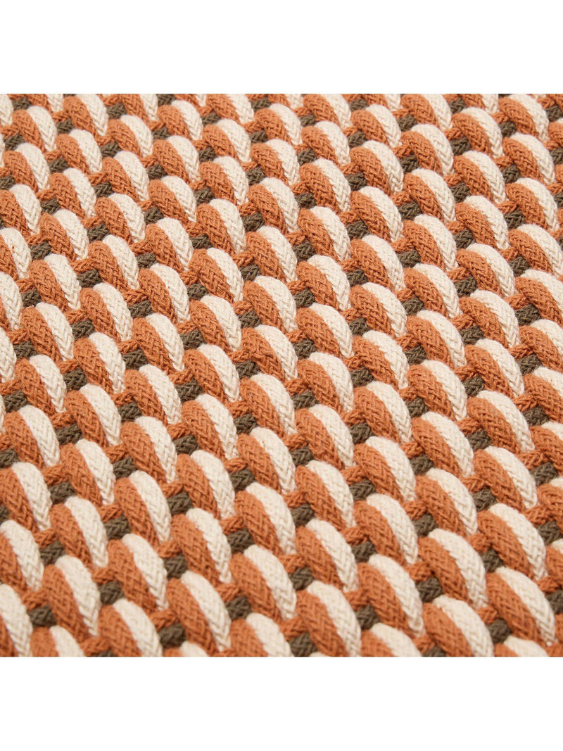 The Conran Shop macrame rug Rust Charcoal 300x200 cm (British brand)