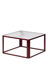 John Lewis The Conran Shop Aspect 60cm Coffee Table, Burgundy- Buy online at McGrocer