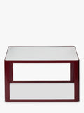 The Conran Shop Aspect coffee table burgundy 60cm, UK version