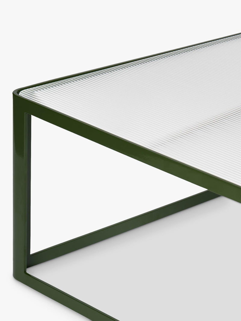 The Conran Shop Aspect coffee table green 90cm, imported from the UK