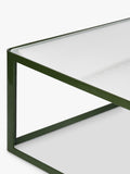 The Conran Shop Aspect coffee table green 90cm, imported from the UK