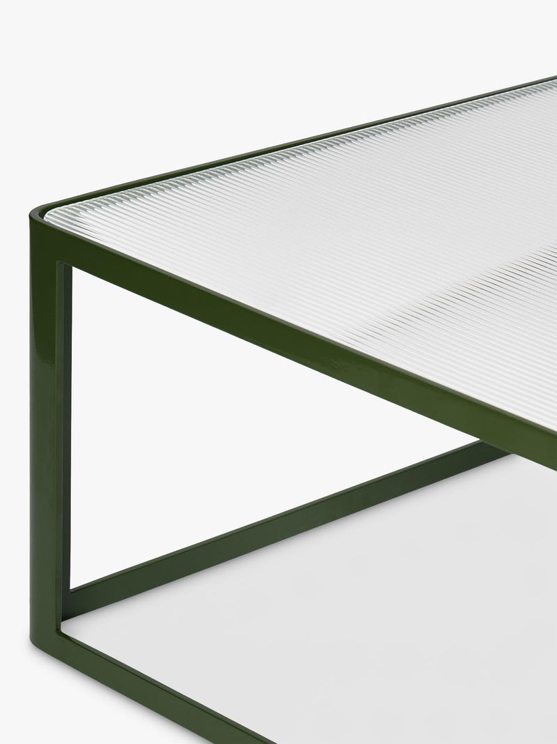 The Conran Shop Aspect coffee table green 90cm, imported from the UK