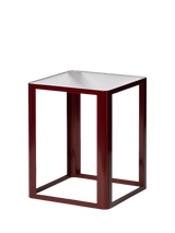 John Lewis The Conran Shop Aspect Side Table, Burgundy- Buy online at McGrocer