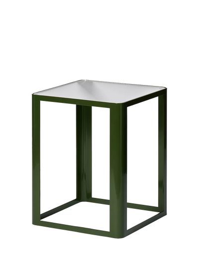 John Lewis The Conran Shop Aspect Side Table Kelp Green 48x38x38cm- Buy online at McGrocer