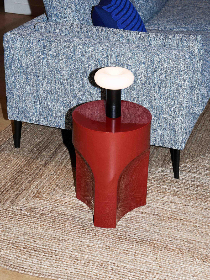 Conran Shop Doric side table red stoneware - British product