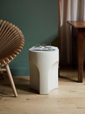 The Conran Shop Doric side table white glazed stoneware, UK version