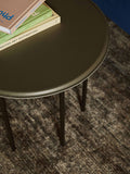 The Conran Shop olive leather six leg coffee table 48cm, UK version