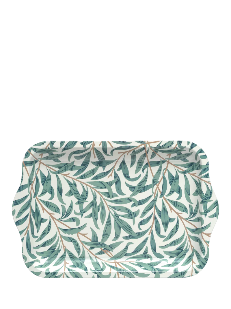 Arts & Crafts Willow Boughs small tray green, imported from the UK