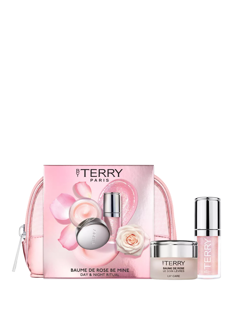 BY TERRY Baume de Rose lip care gift set with oil-serum and balm, UK version