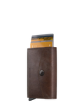 Secrid Envelope Wallet chocolate leather card protector - British product
