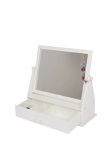 John Lewis Great Little Trading Co Isla Dressing Table Mirror, White- Buy online at McGrocer
