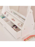 Great Little Trading Co dressing table mirror white, imported from the UK