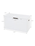 Great Little Trading Co small classic white toy box, UK version