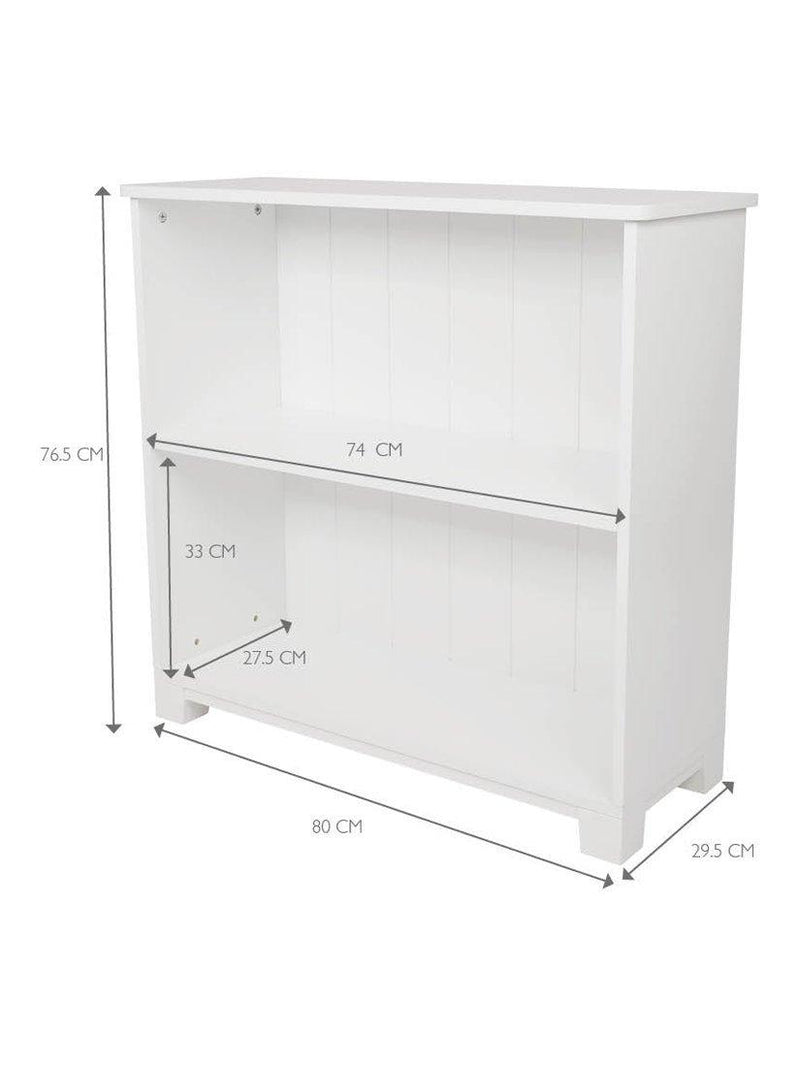 Great Little Trading Co Crompton low bookcase white - British product