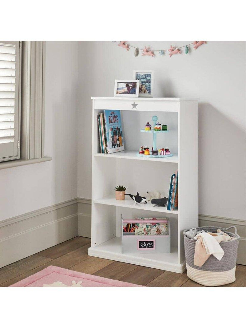 Great Little Trading Co white star bookcase (British brand)