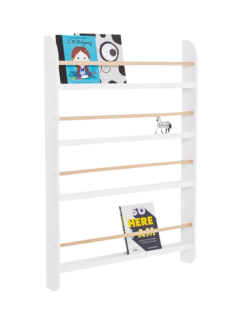 Great Little Trading Co Greenaway children's bookcase White/Natural, imported from the UK
