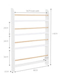 Great Little Trading Co Greenaway children's bookcase White/Natural, imported from the UK