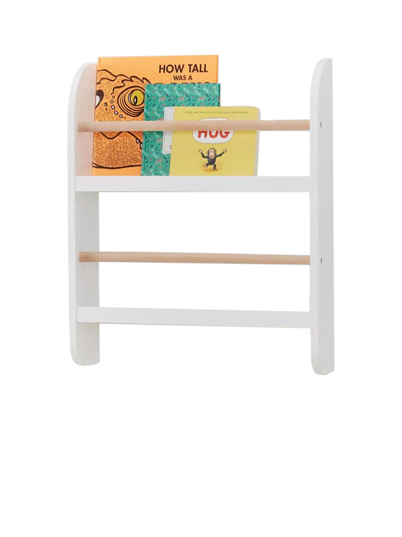 Great Little Trading Co compact bookcase White Natural - British product