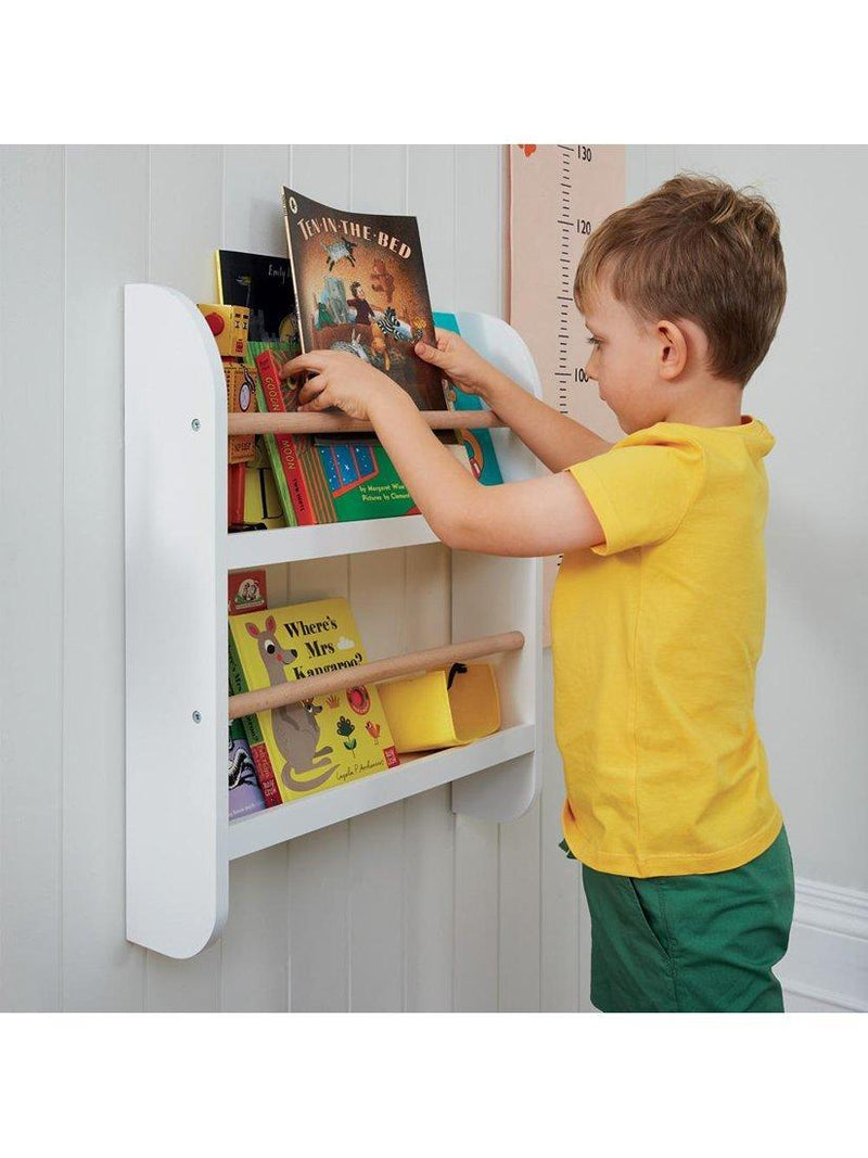 Great Little Trading Co compact bookcase White Natural - British product
