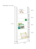 Great Little Trading Co Greenaway Narrow bookcase, imported from the UK
