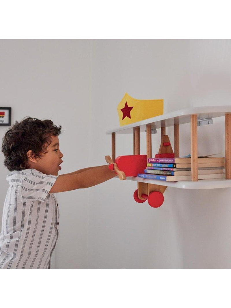 Great Little Trading Co bi-plane floating shelf - British product