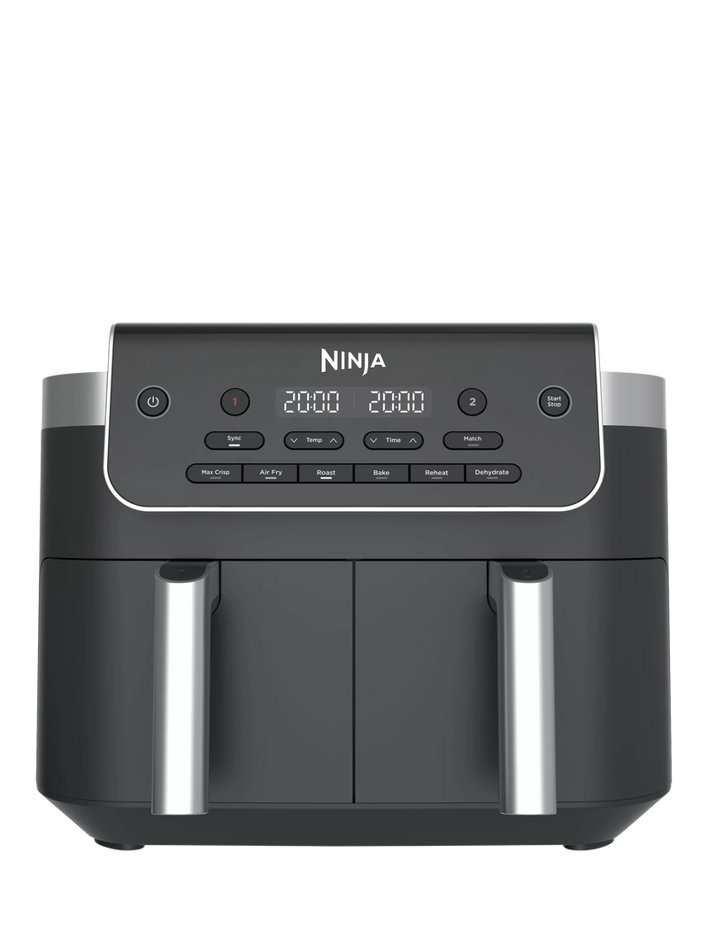 Ninja DualZone air fryer 7.6L grey, imported from the UK